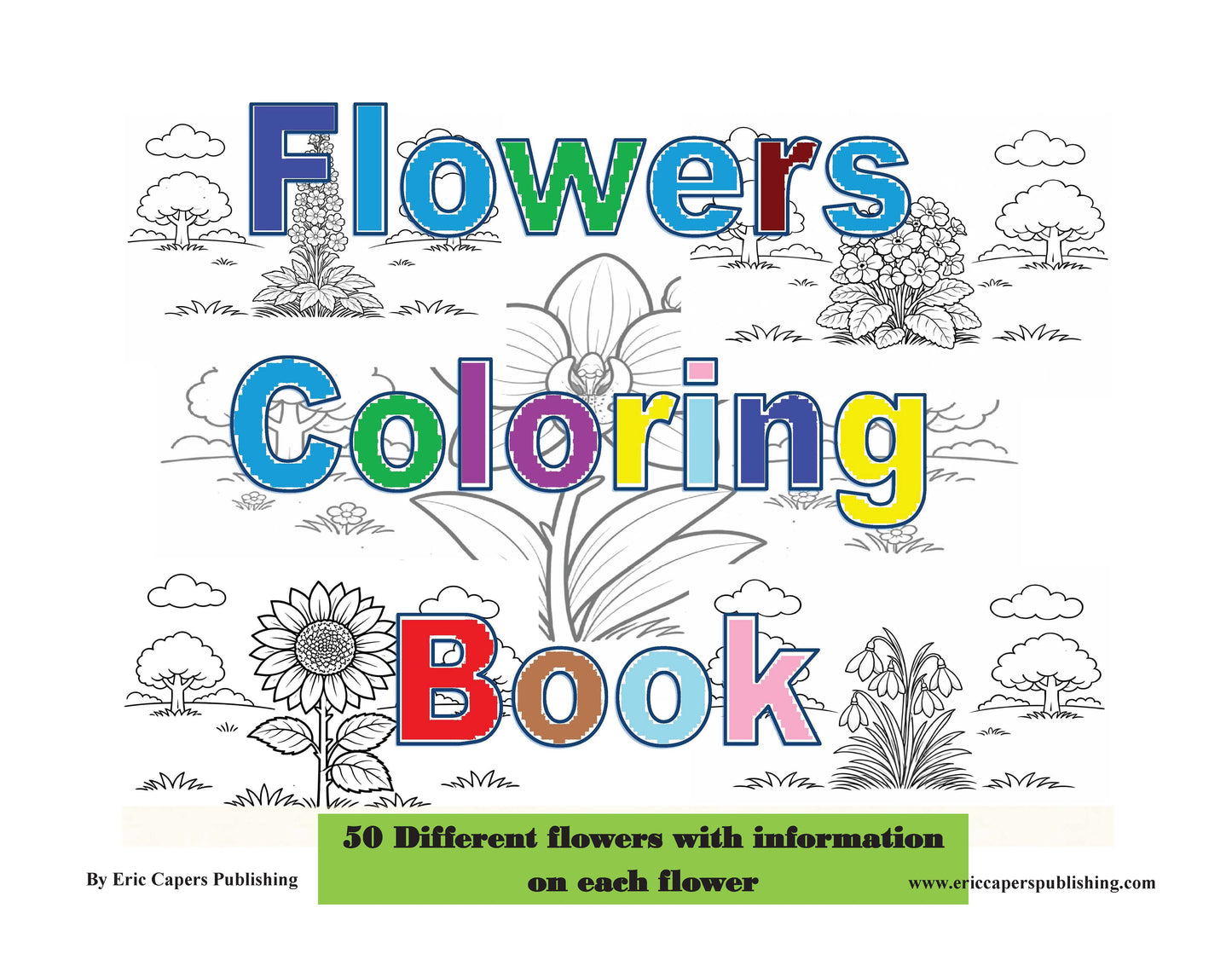Flowers Coloring Book -Hardcopy