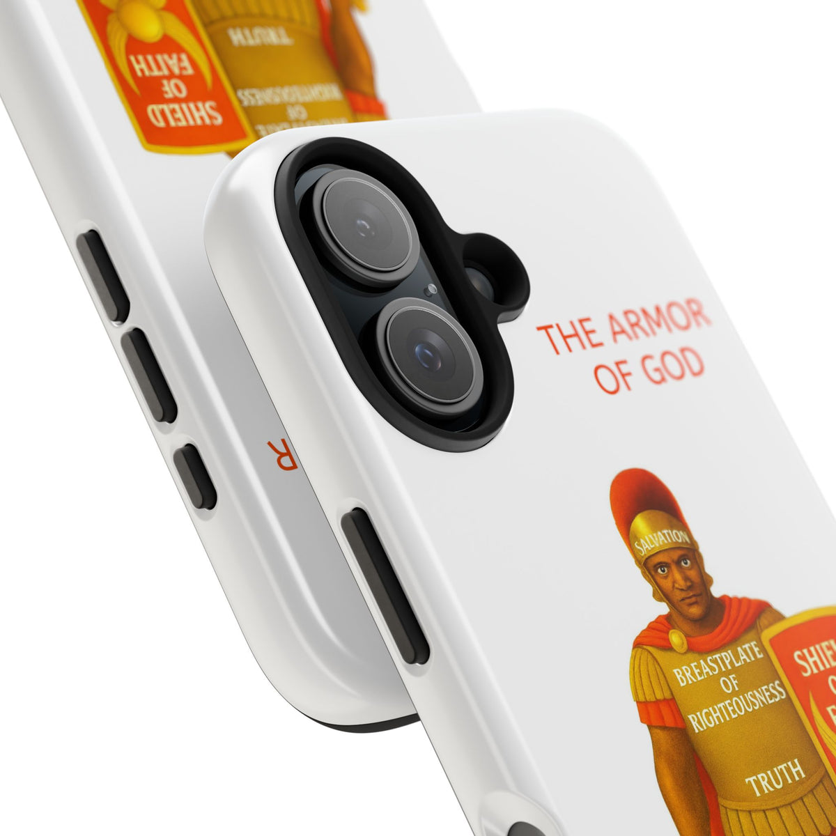Tough Phone Case — 'The Armour of God' Christian Faith Phone Cover (Shield of Faith, Gospel of Peace)