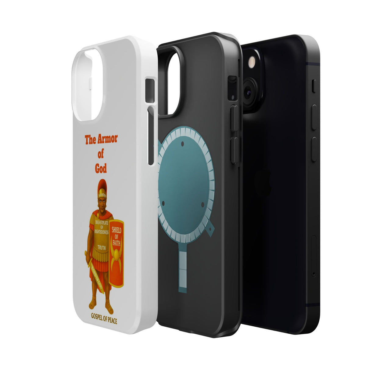 Phone Case — Armor of Faith Christian Design (Shield of Faith, Breastplate of Righteousness)