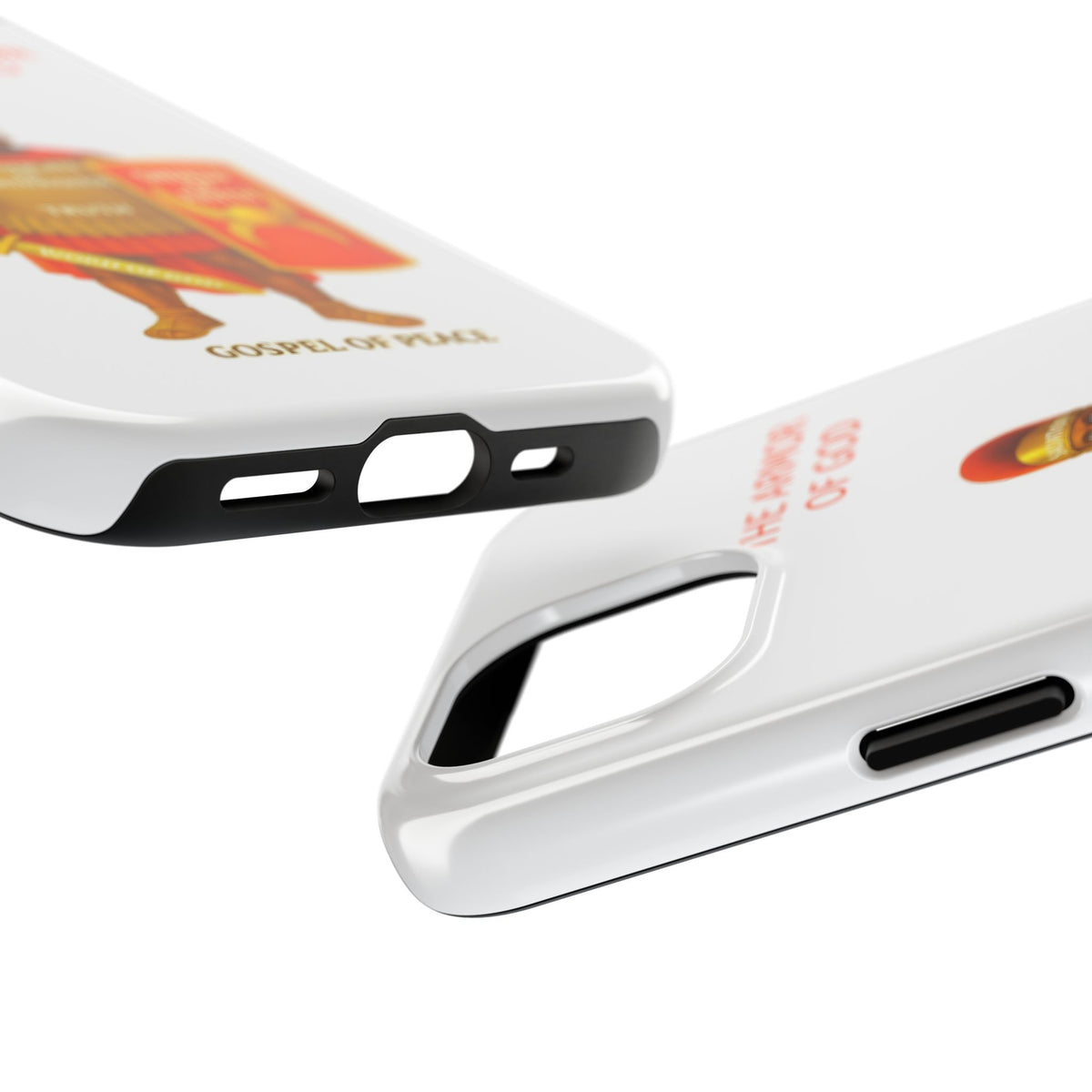 Tough Phone Case — 'The Armour of God' Christian Faith Phone Cover (Shield of Faith, Gospel of Peace)