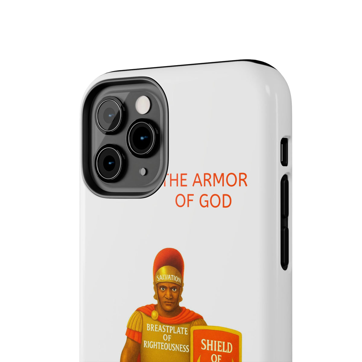 Tough Phone Case — 'The Armour of God' Christian Faith Phone Cover (Shield of Faith, Gospel of Peace)