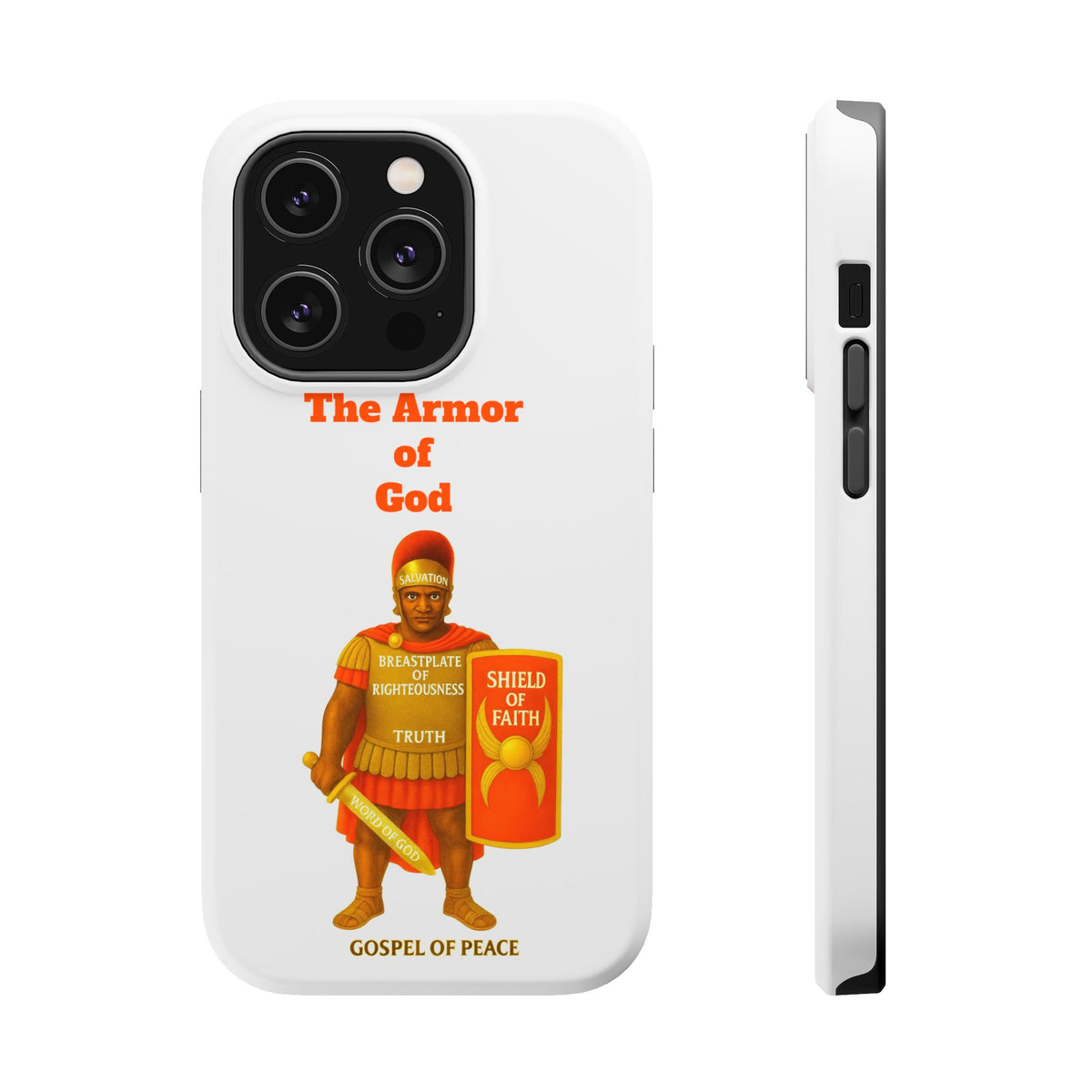 Phone Case — Armor of Faith Christian Design (Shield of Faith, Breastplate of Righteousness)