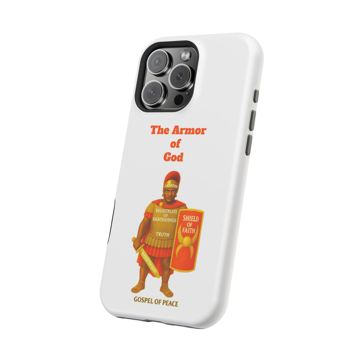 Phone Case — Armor of Faith Christian Design (Shield of Faith, Breastplate of Righteousness)