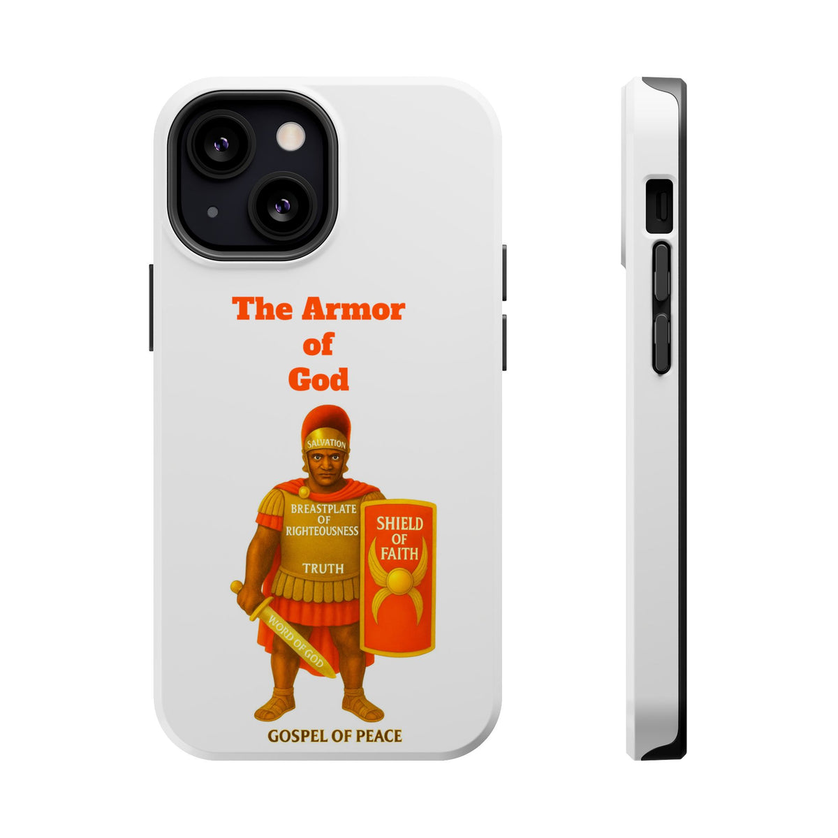 Phone Case — Armor of Faith Christian Design (Shield of Faith, Breastplate of Righteousness)