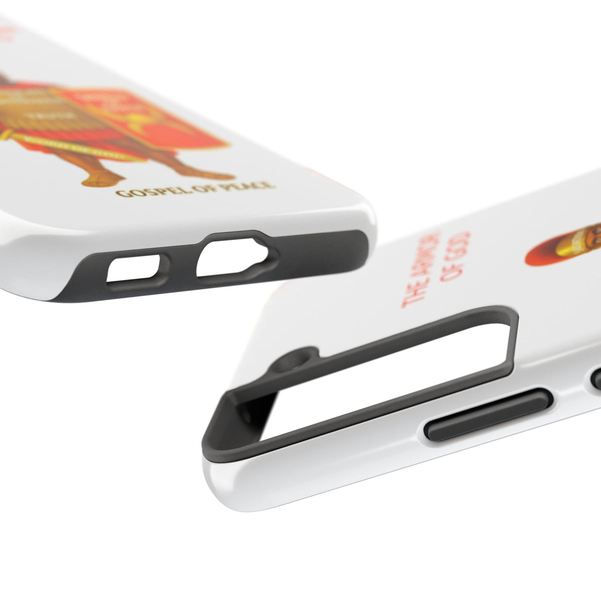 Tough Phone Case — 'The Armour of God' Christian Faith Phone Cover (Shield of Faith, Gospel of Peace)
