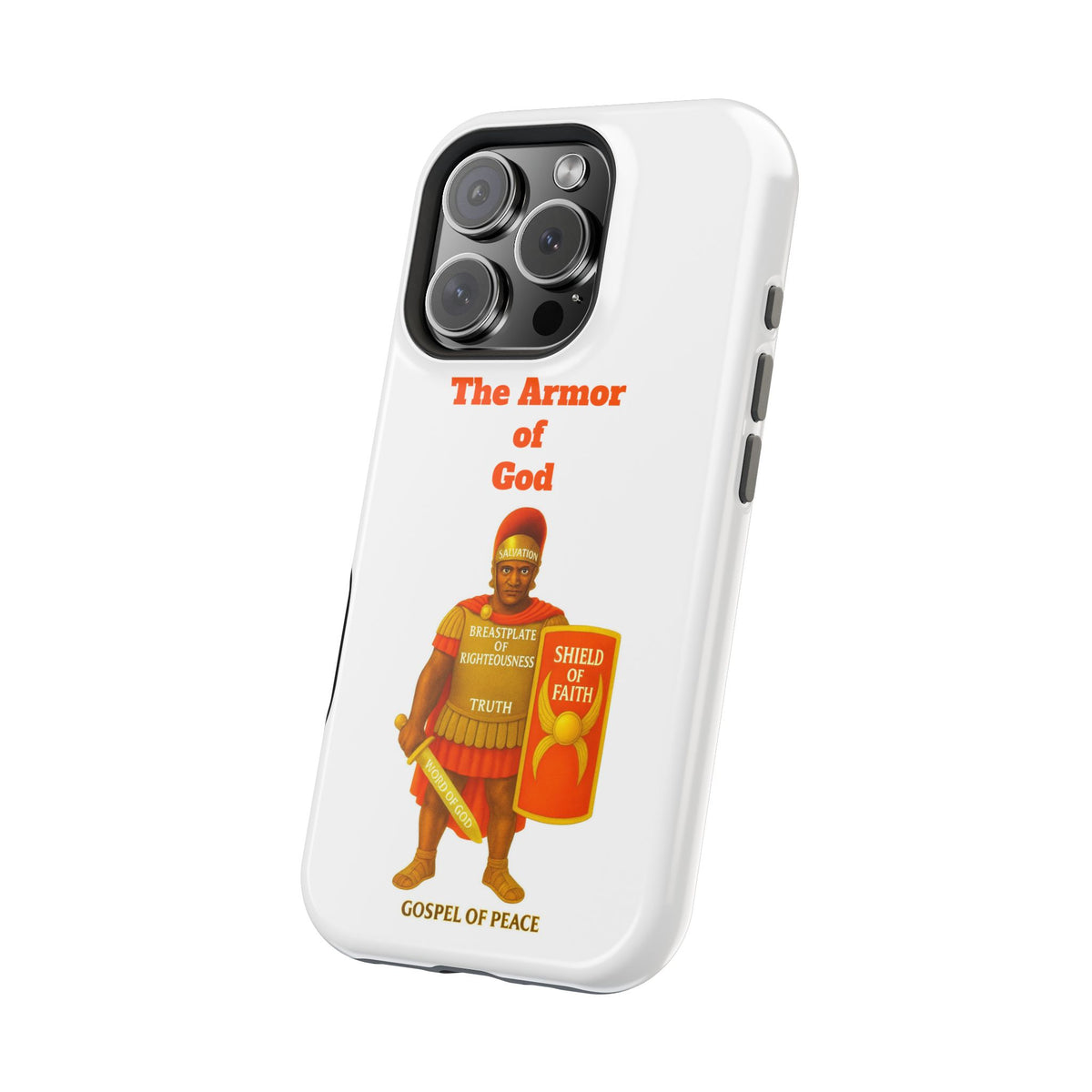Phone Case — Armor of Faith Christian Design (Shield of Faith, Breastplate of Righteousness)