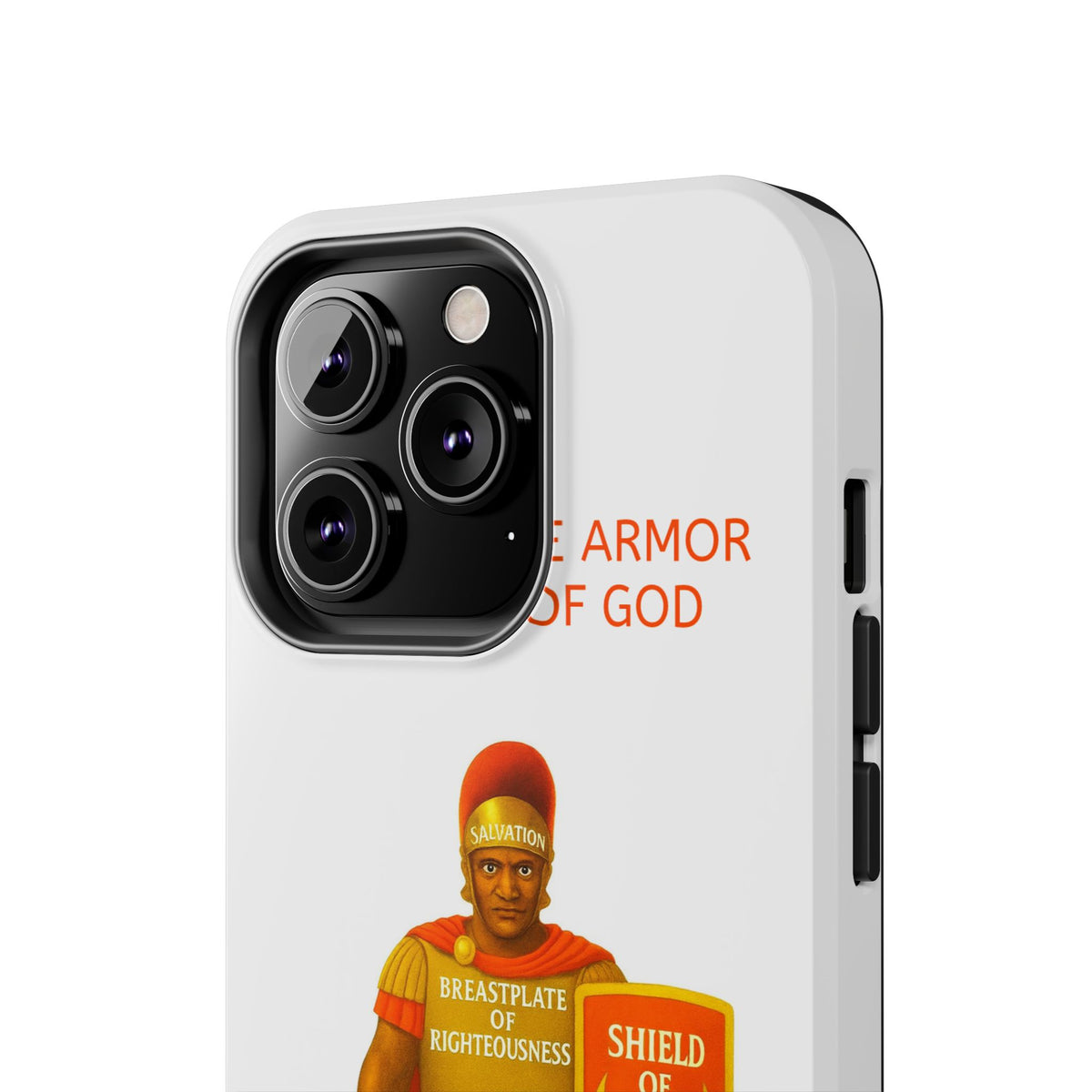 Tough Phone Case — 'The Armour of God' Christian Faith Phone Cover (Shield of Faith, Gospel of Peace)