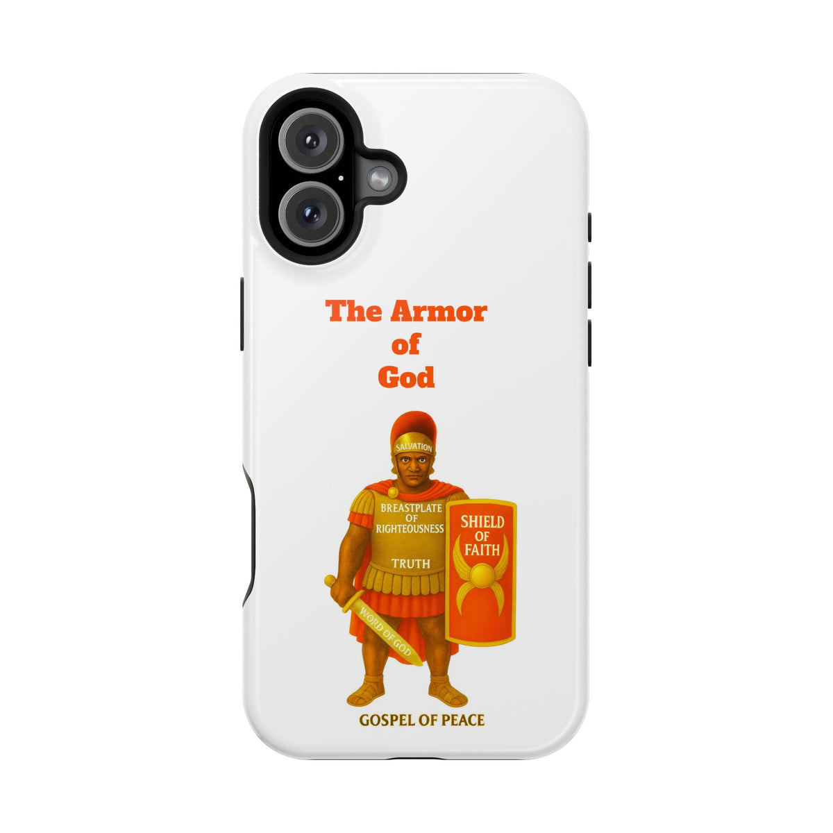 Phone Case — Armor of Faith Christian Design (Shield of Faith, Breastplate of Righteousness)