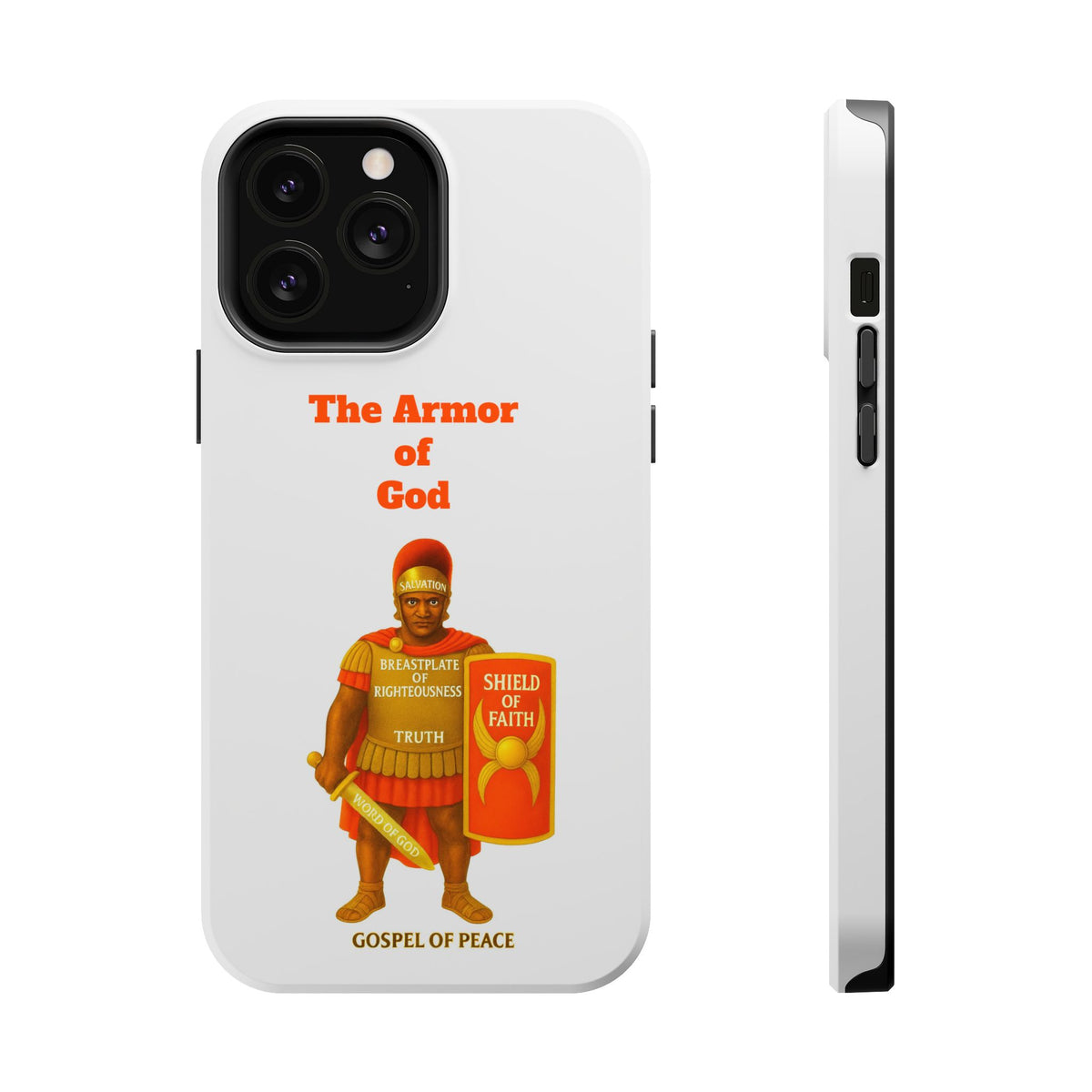 Phone Case — Armor of Faith Christian Design (Shield of Faith, Breastplate of Righteousness)