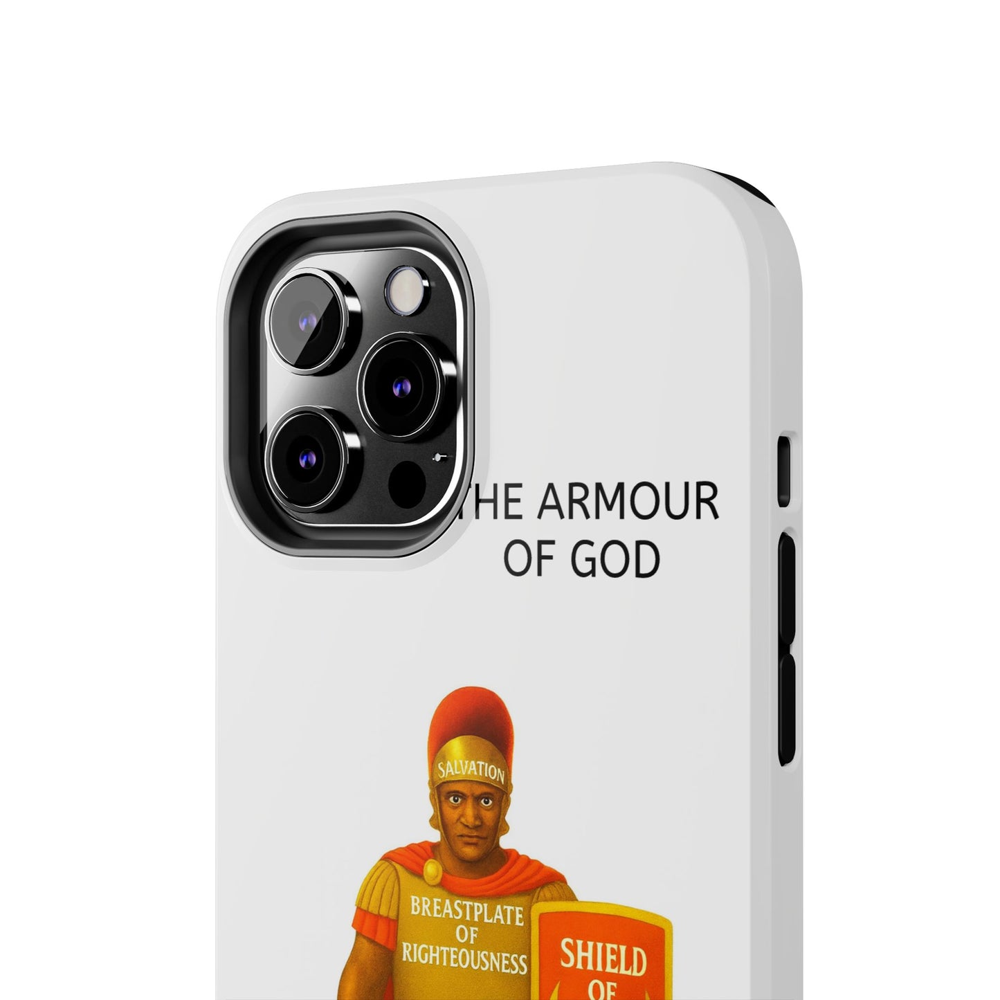 Tough Phone Case — 'The Armour of God' Christian Faith Phone Cover (Shield of Faith, Gospel of Peace)