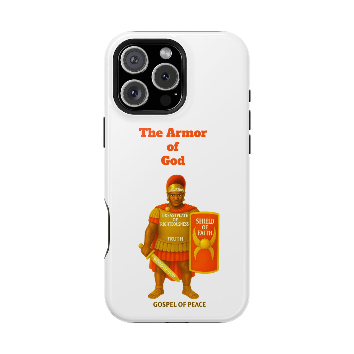 Phone Case — Armor of Faith Christian Design (Shield of Faith, Breastplate of Righteousness)