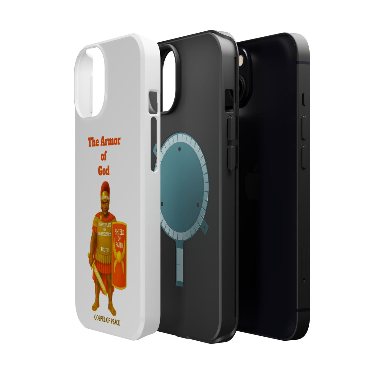 Phone Case — Armor of Faith Christian Design (Shield of Faith, Breastplate of Righteousness)