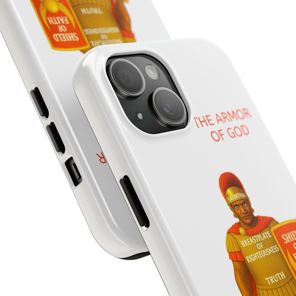 Tough Phone Case — 'The Armour of God' Christian Faith Phone Cover (Shield of Faith, Gospel of Peace)