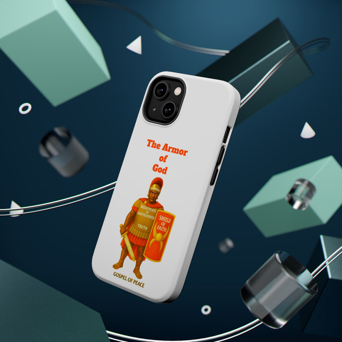 Phone Case — Armor of Faith Christian Design (Shield of Faith, Breastplate of Righteousness)