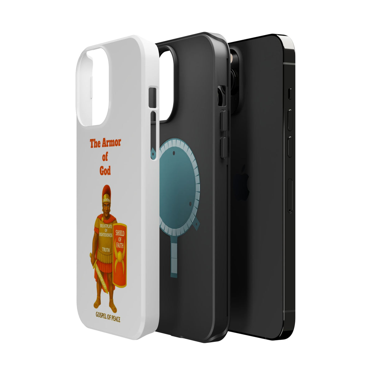 Phone Case — Armor of Faith Christian Design (Shield of Faith, Breastplate of Righteousness)