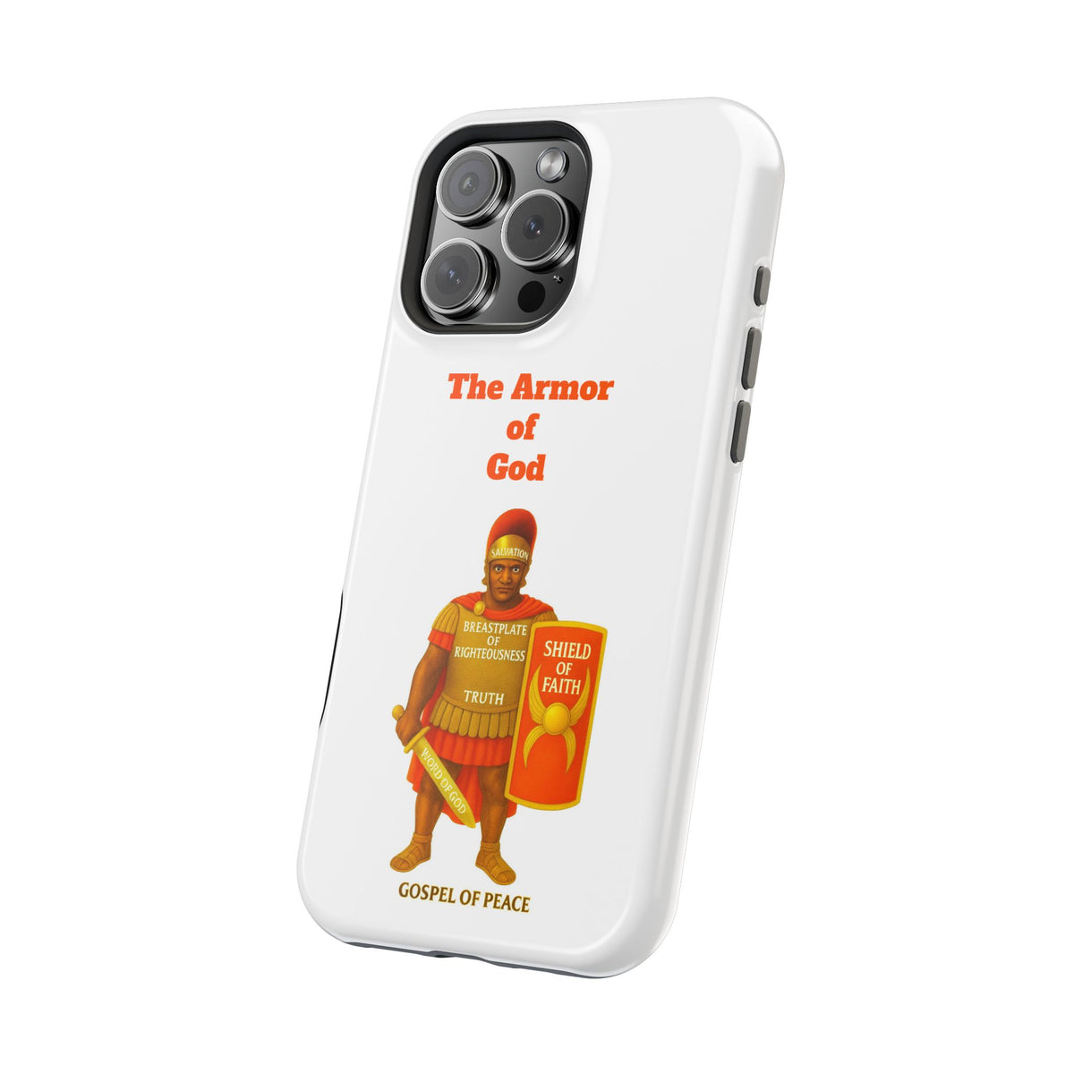 Phone Case — Armor of Faith Christian Design (Shield of Faith, Breastplate of Righteousness)