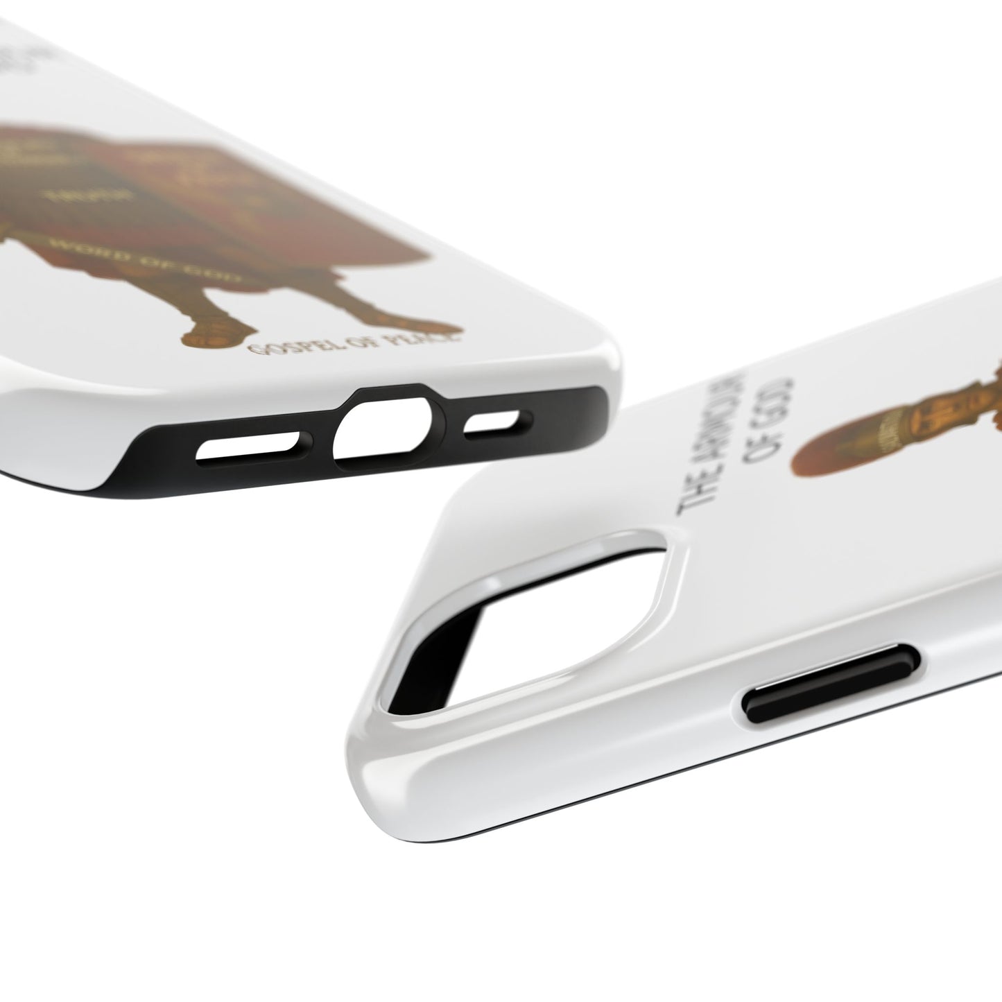 Tough Phone Case — 'The Armour of God' Christian Faith Phone Cover (Shield of Faith, Gospel of Peace)