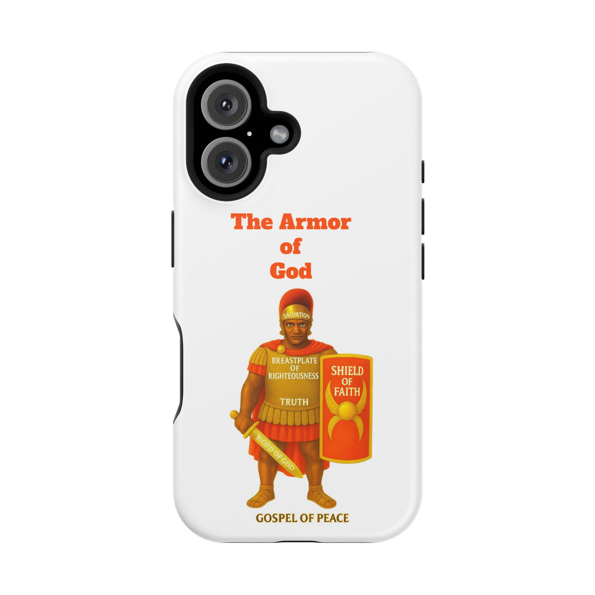 Phone Case — Armor of Faith Christian Design (Shield of Faith, Breastplate of Righteousness)