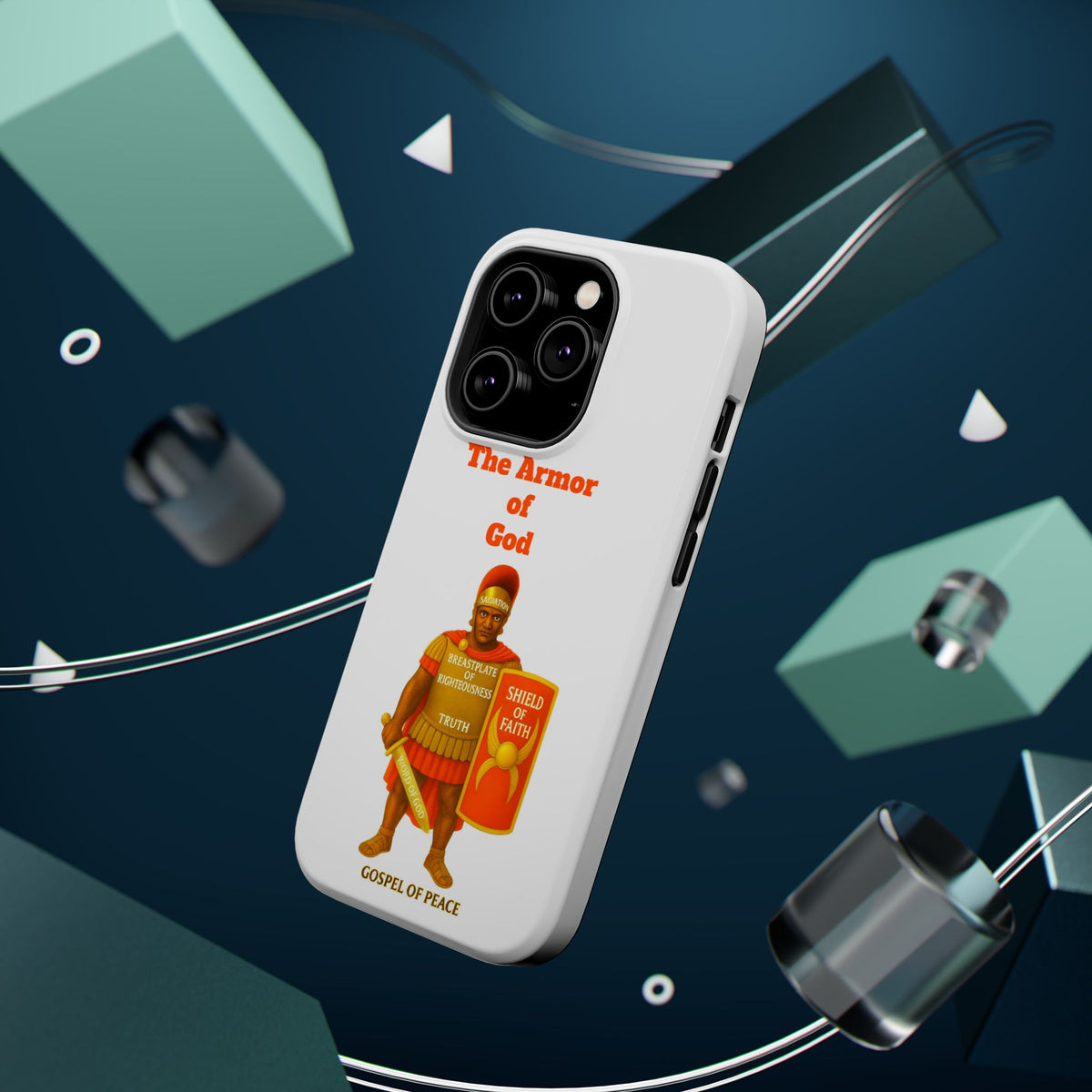 Phone Case — Armor of Faith Christian Design (Shield of Faith, Breastplate of Righteousness)