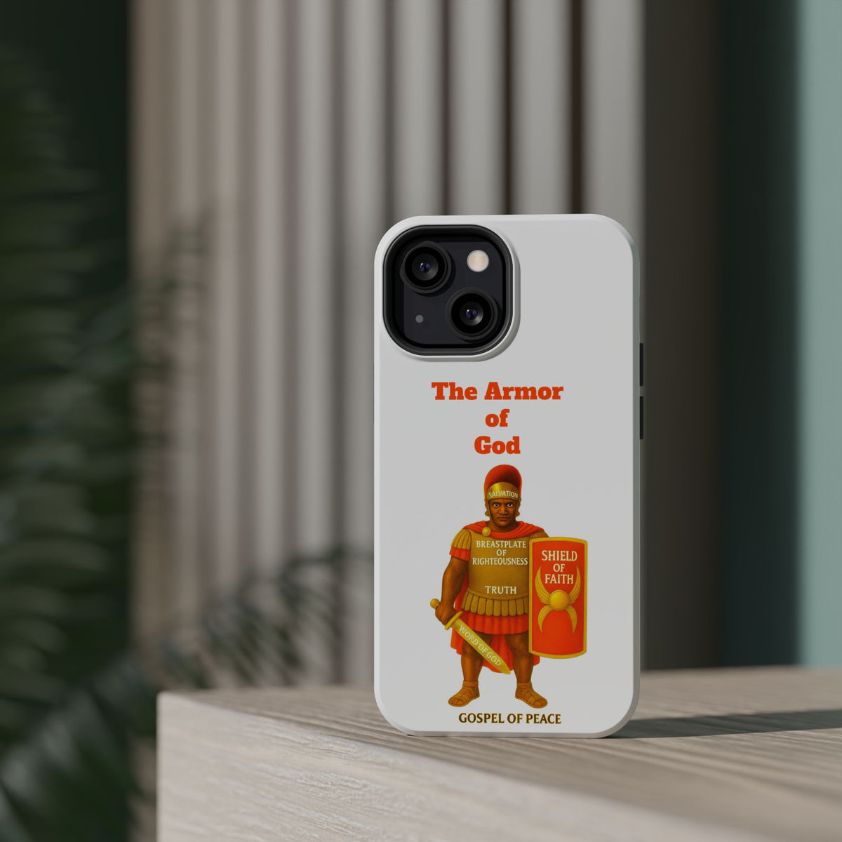 Phone Case — Armor of Faith Christian Design (Shield of Faith, Breastplate of Righteousness)