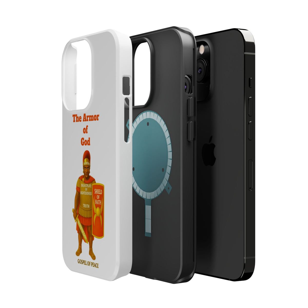 Phone Case — Armor of Faith Christian Design (Shield of Faith, Breastplate of Righteousness)