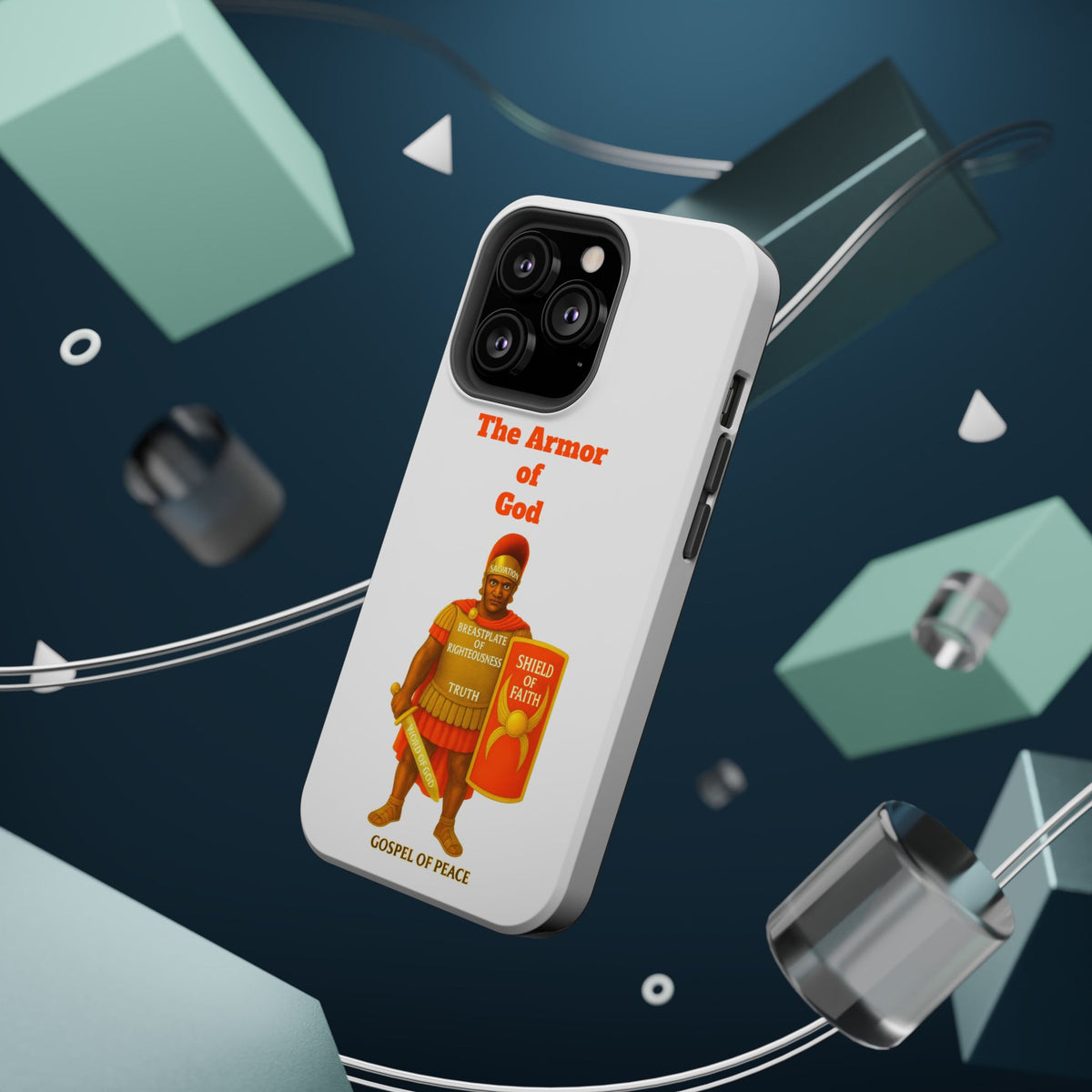 Phone Case — Armor of Faith Christian Design (Shield of Faith, Breastplate of Righteousness)