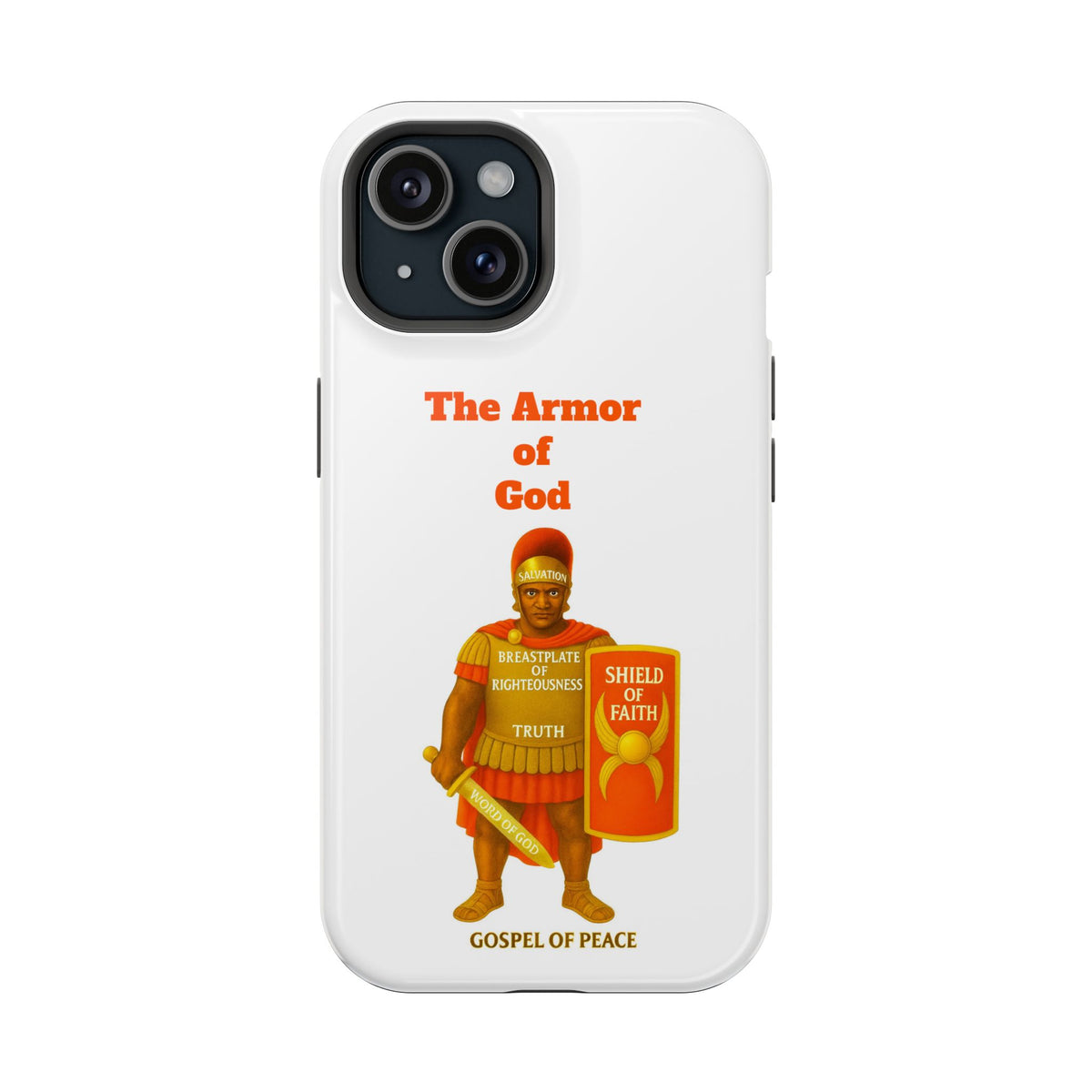 Phone Case — Armor of Faith Christian Design (Shield of Faith, Breastplate of Righteousness)