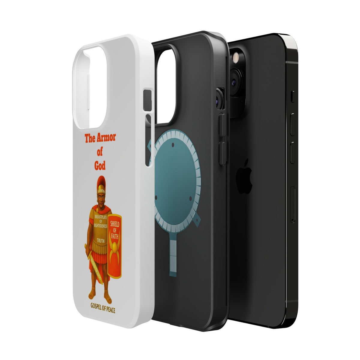 Phone Case — Armor of Faith Christian Design (Shield of Faith, Breastplate of Righteousness)