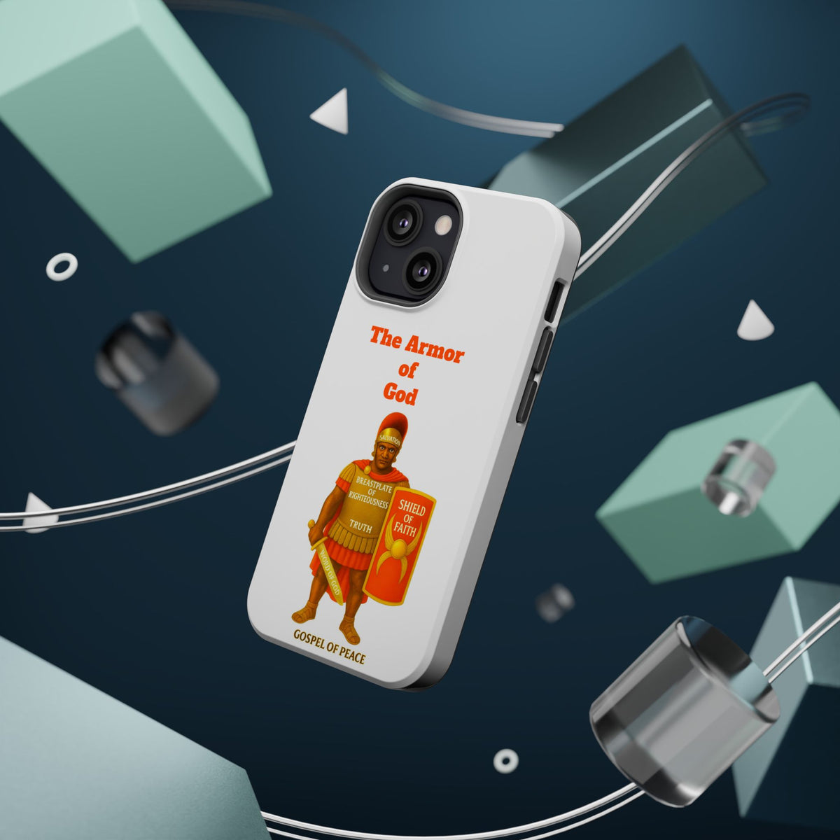 Phone Case — Armor of Faith Christian Design (Shield of Faith, Breastplate of Righteousness)