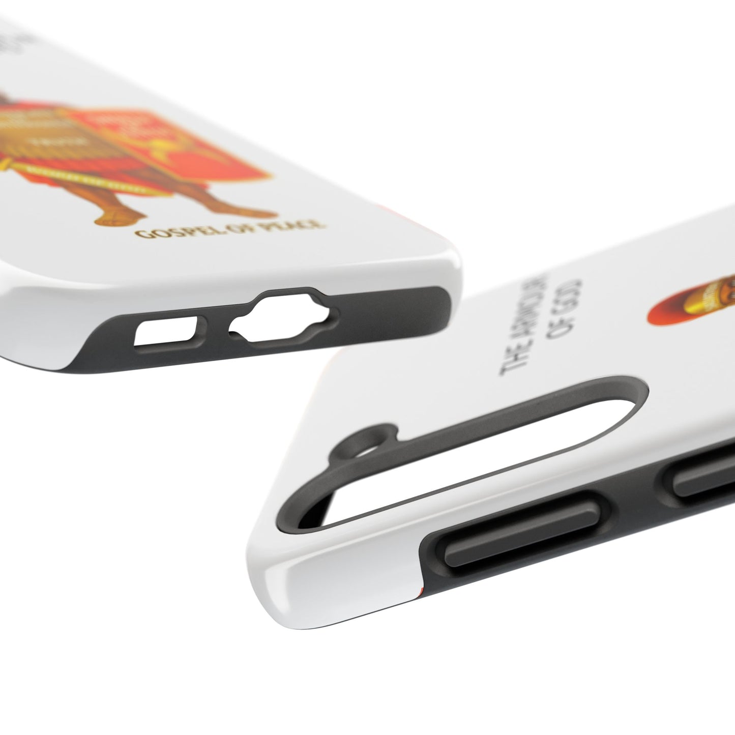 Tough Phone Case — 'The Armour of God' Christian Faith Phone Cover (Shield of Faith, Gospel of Peace)