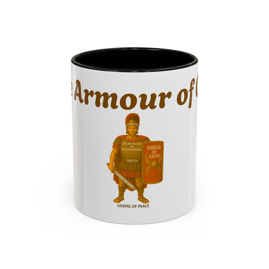 Armor of God Coffee Mug — Christian Faith Inspirational Bible Verse Gift (11/15oz)