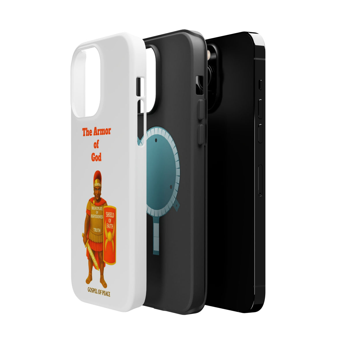 Phone Case — Armor of Faith Christian Design (Shield of Faith, Breastplate of Righteousness)