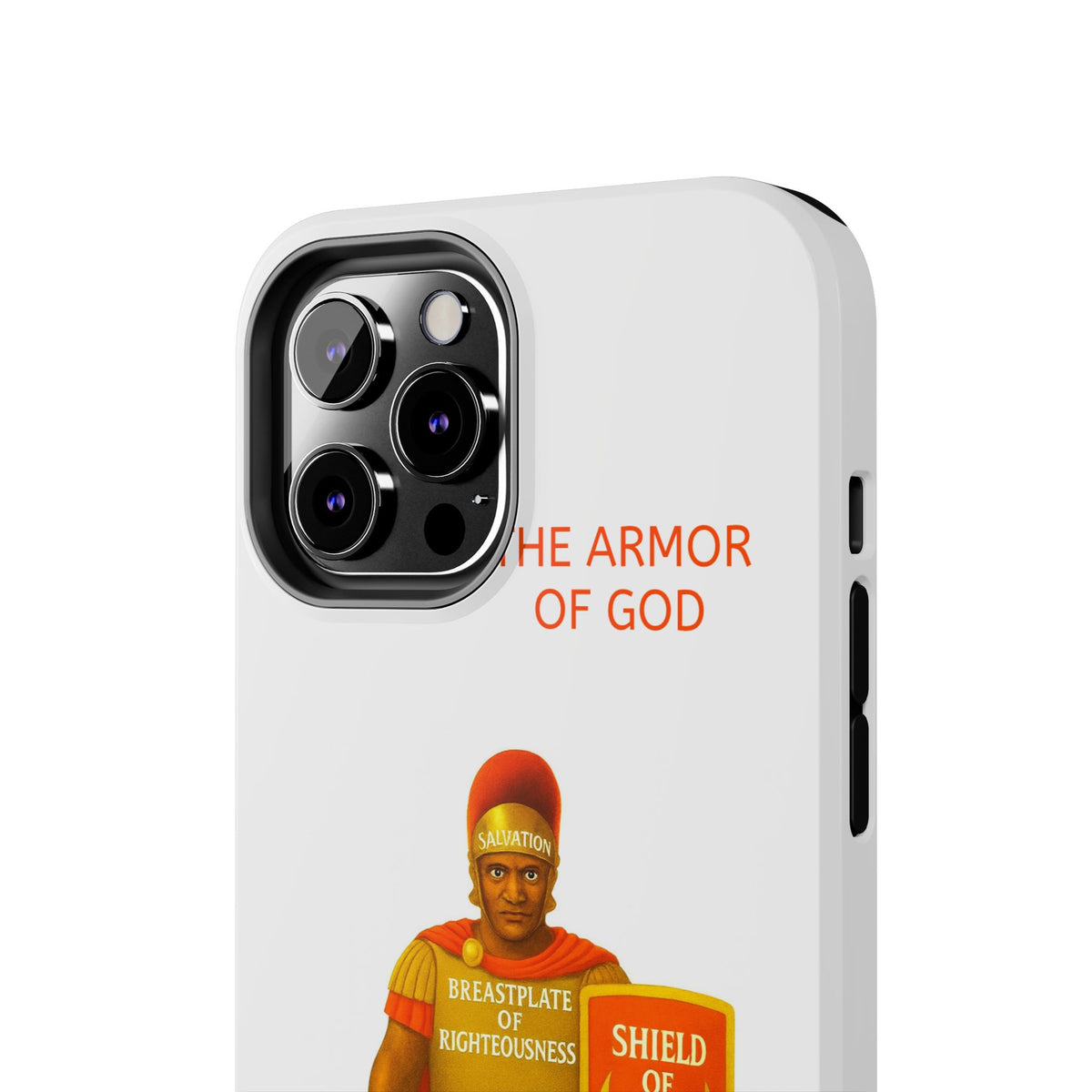 Tough Phone Case — 'The Armour of God' Christian Faith Phone Cover (Shield of Faith, Gospel of Peace)