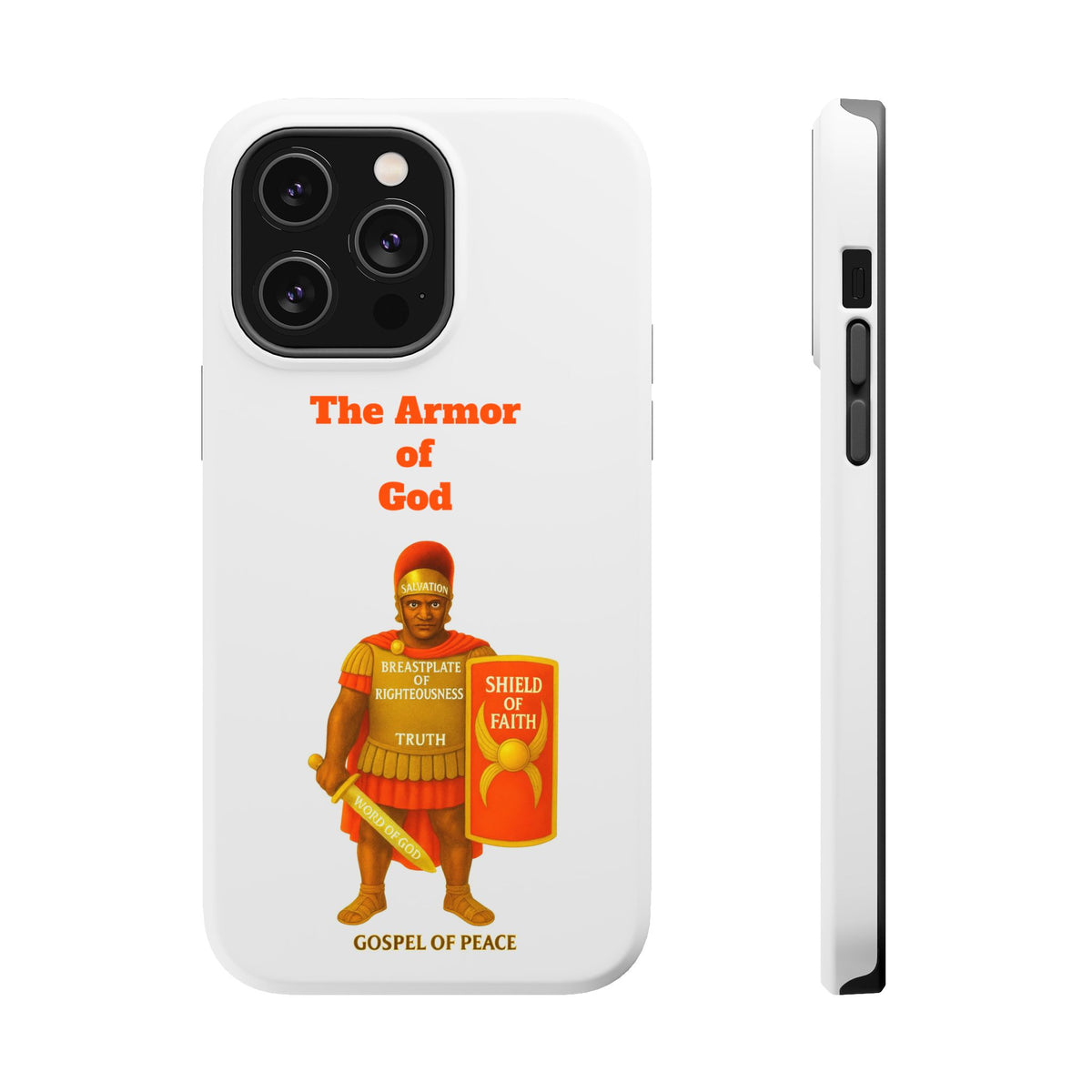 Phone Case — Armor of Faith Christian Design (Shield of Faith, Breastplate of Righteousness)