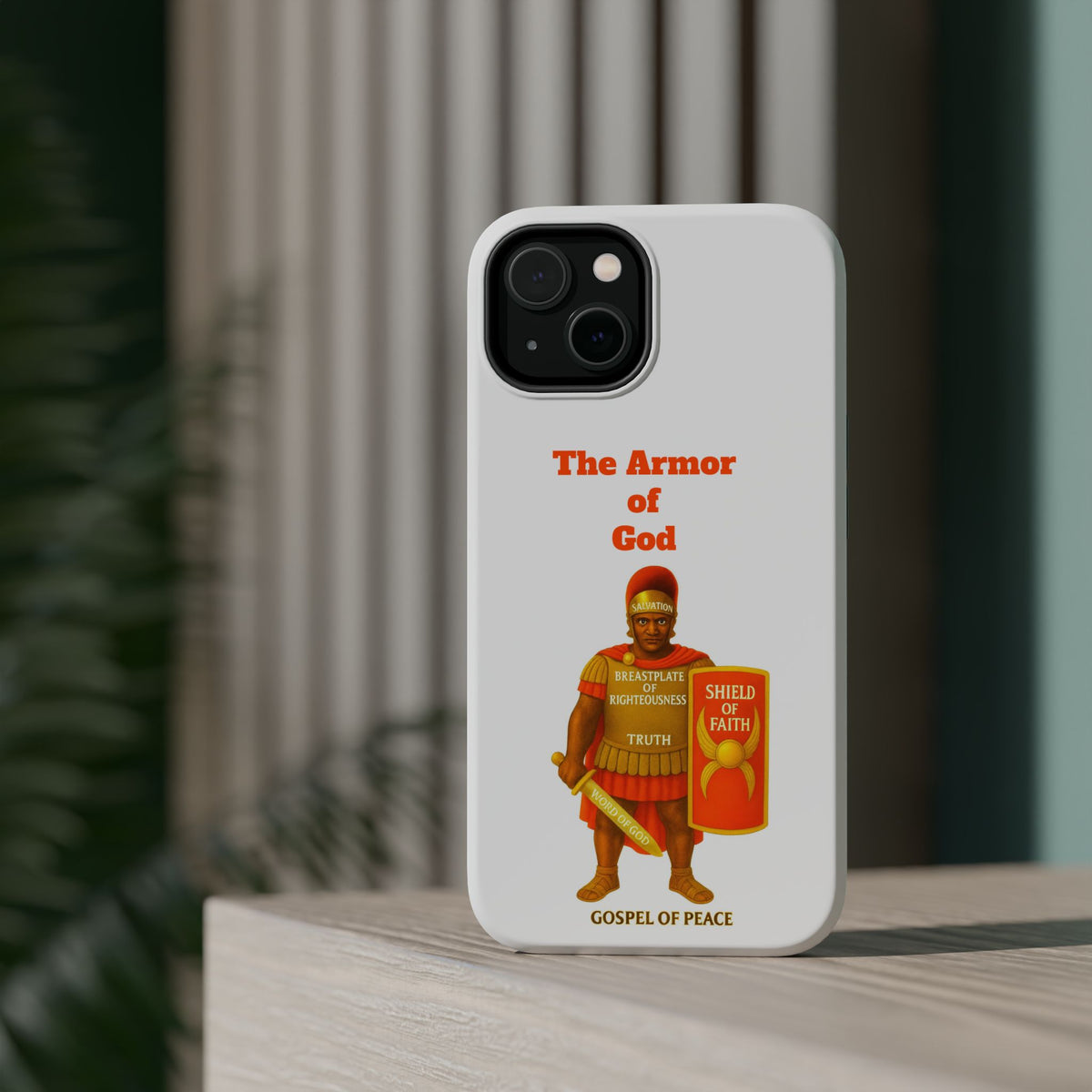 Phone Case — Armor of Faith Christian Design (Shield of Faith, Breastplate of Righteousness)