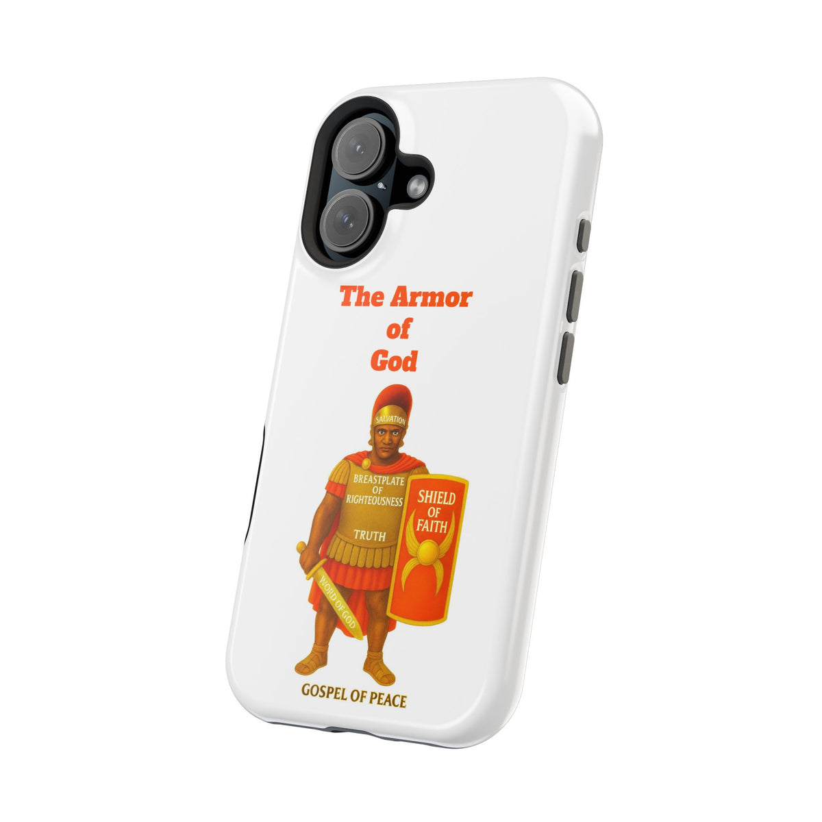 Phone Case — Armor of Faith Christian Design (Shield of Faith, Breastplate of Righteousness)