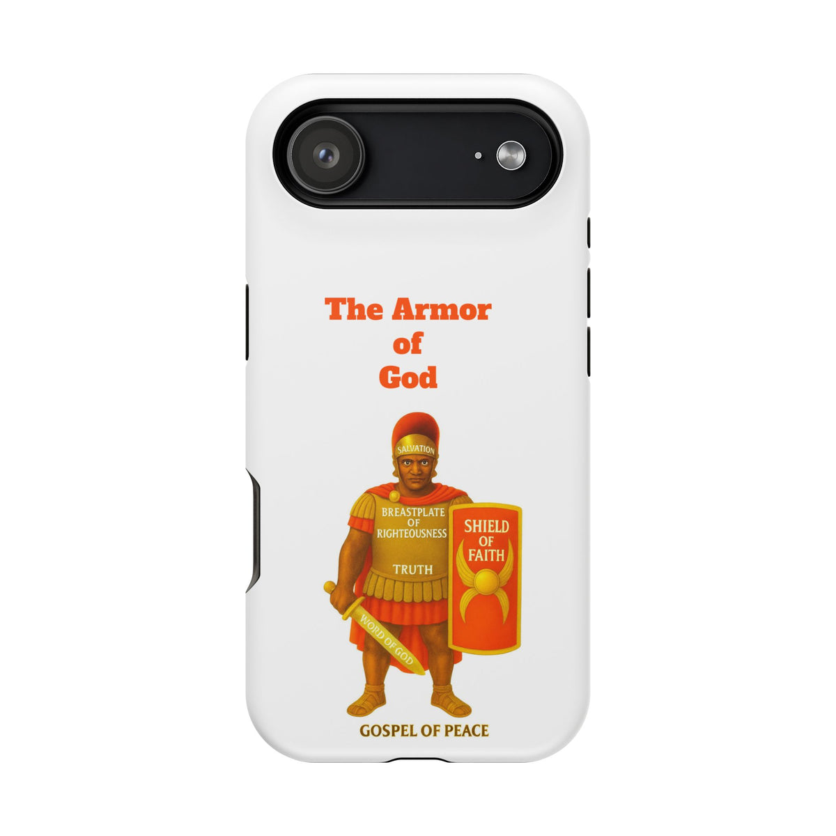 Phone Case — Armor of Faith Christian Design (Shield of Faith, Breastplate of Righteousness)