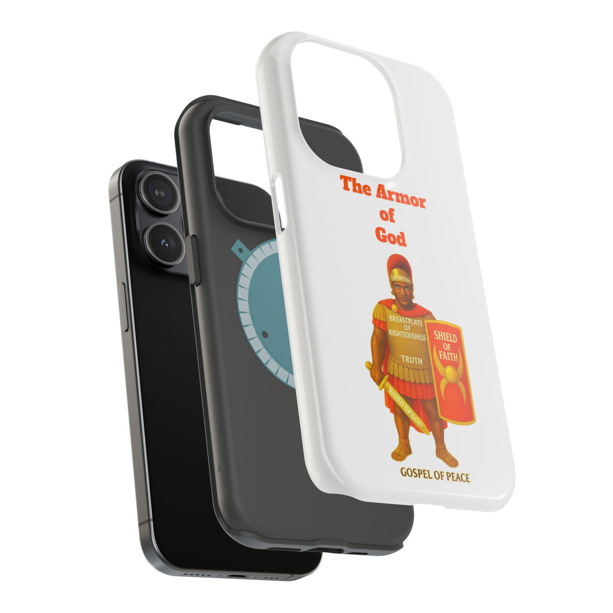 Phone Case — Armor of Faith Christian Design (Shield of Faith, Breastplate of Righteousness)