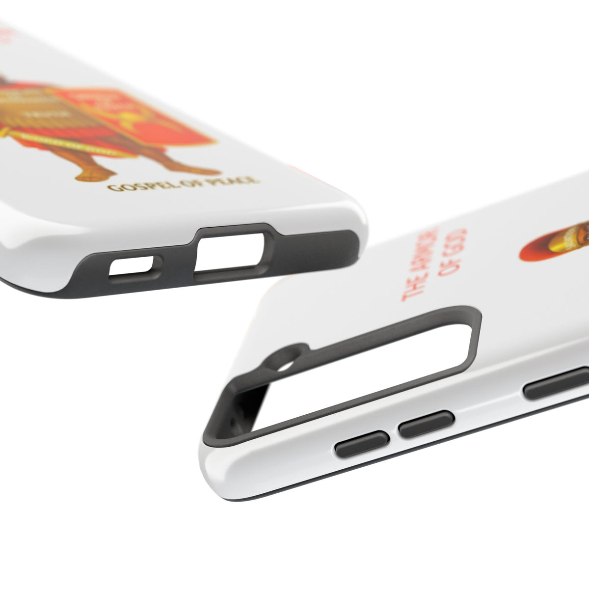 Tough Phone Case — 'The Armour of God' Christian Faith Phone Cover (Shield of Faith, Gospel of Peace)