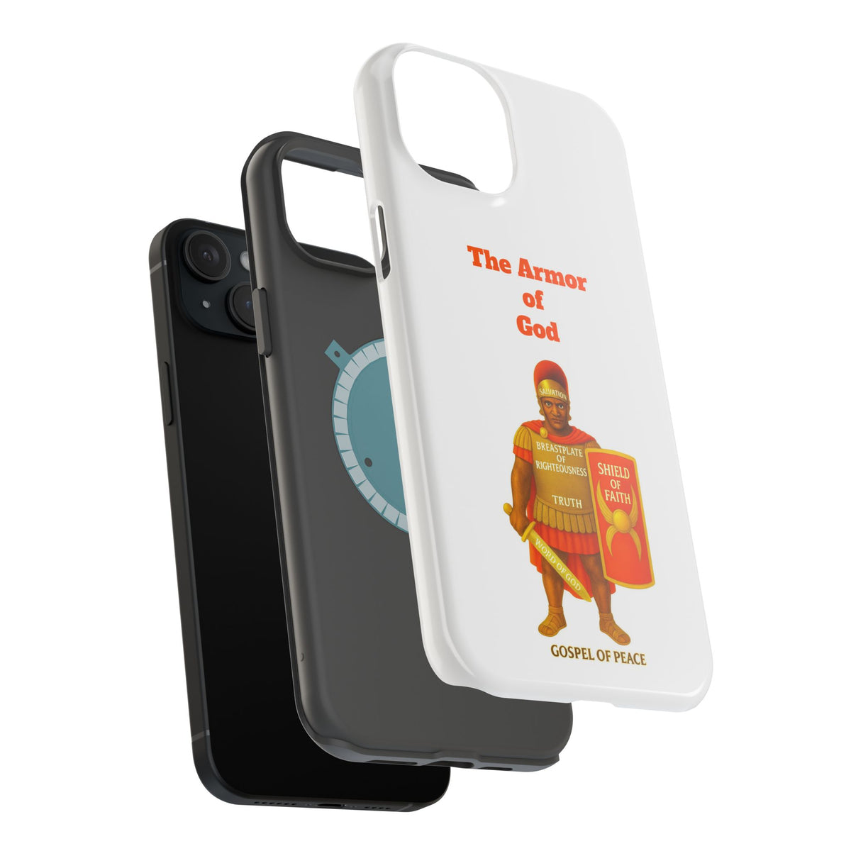 Phone Case — Armor of Faith Christian Design (Shield of Faith, Breastplate of Righteousness)