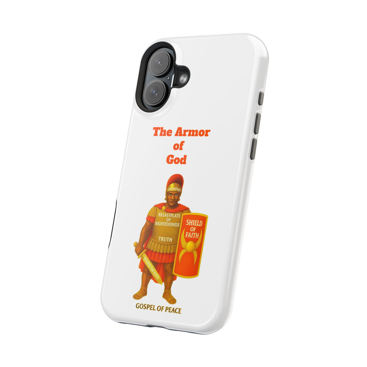Phone Case — Armor of Faith Christian Design (Shield of Faith, Breastplate of Righteousness)
