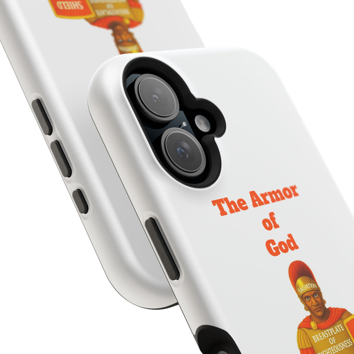 Phone Case — Armor of Faith Christian Design (Shield of Faith, Breastplate of Righteousness)