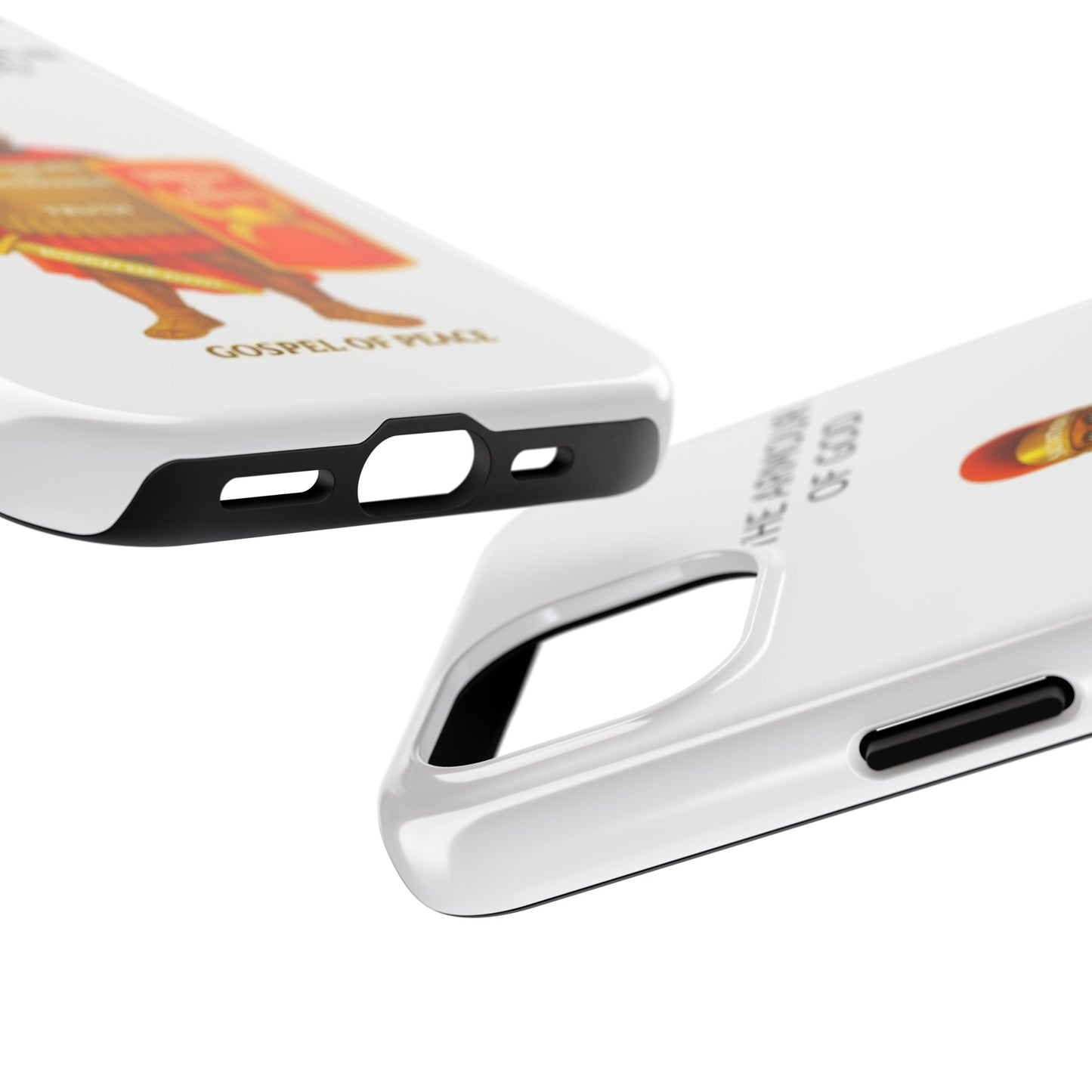 Tough Phone Case — 'The Armour of God' Christian Faith Phone Cover (Shield of Faith, Gospel of Peace)