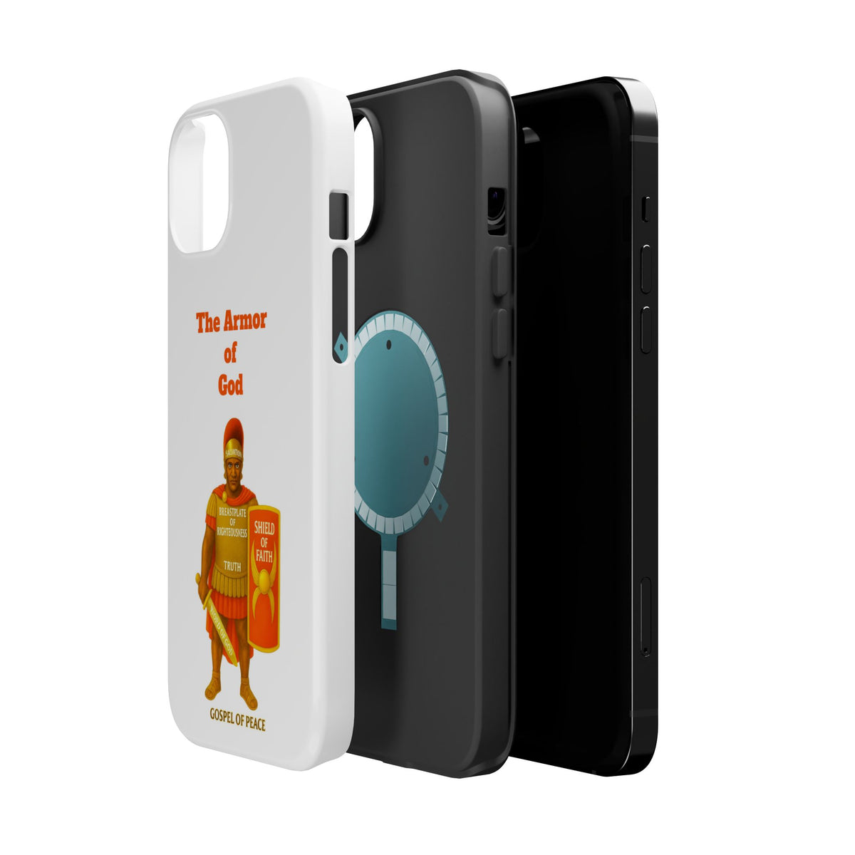 Phone Case — Armor of Faith Christian Design (Shield of Faith, Breastplate of Righteousness)