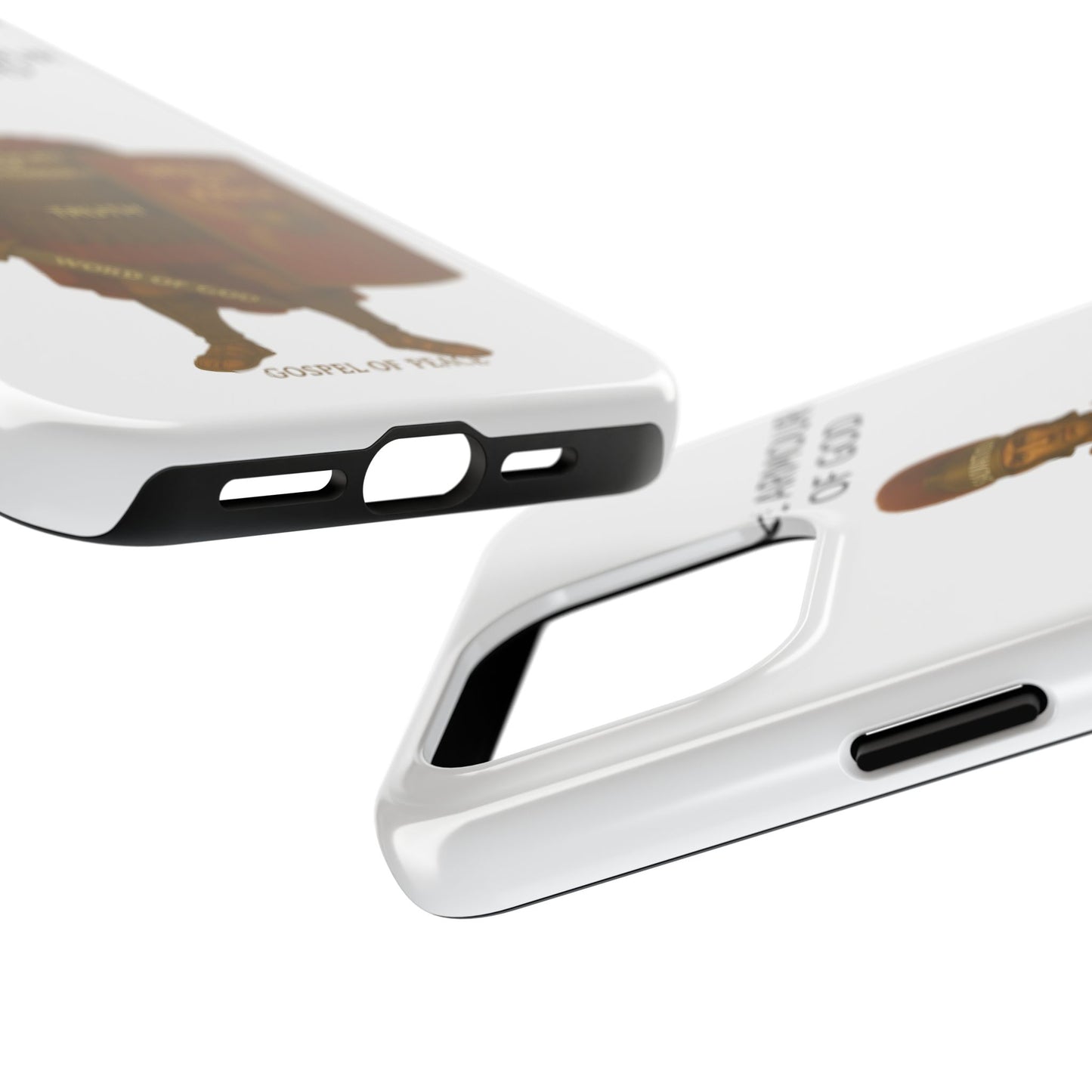 Tough Phone Case — 'The Armour of God' Christian Faith Phone Cover (Shield of Faith, Gospel of Peace)