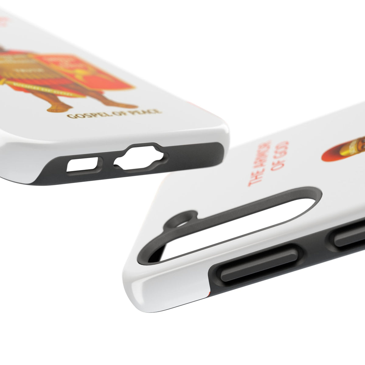Tough Phone Case — 'The Armour of God' Christian Faith Phone Cover (Shield of Faith, Gospel of Peace)