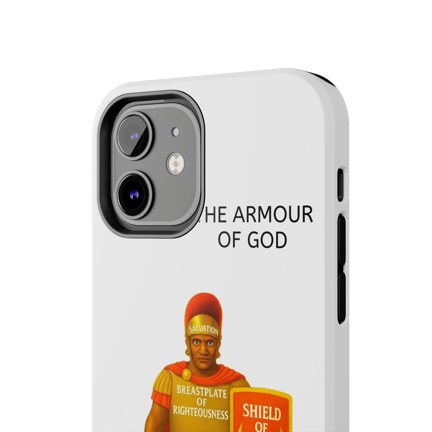 Tough Phone Case — 'The Armour of God' Christian Faith Phone Cover (Shield of Faith, Gospel of Peace)