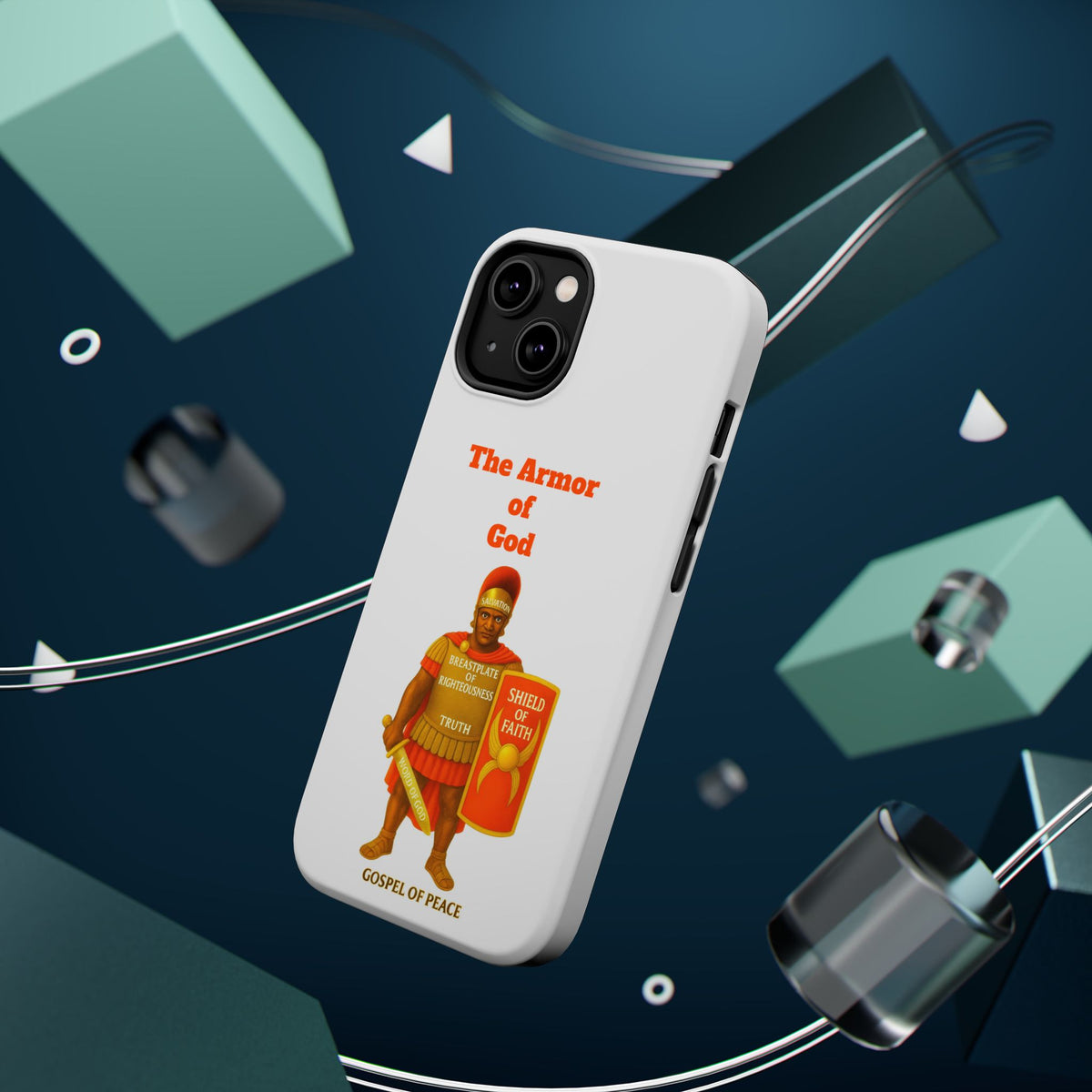 Phone Case — Armor of Faith Christian Design (Shield of Faith, Breastplate of Righteousness)