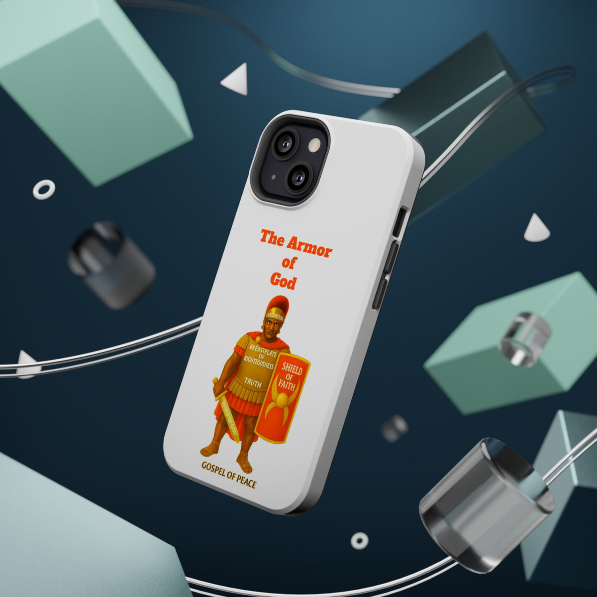 Phone Case — Armor of Faith Christian Design (Shield of Faith, Breastplate of Righteousness)