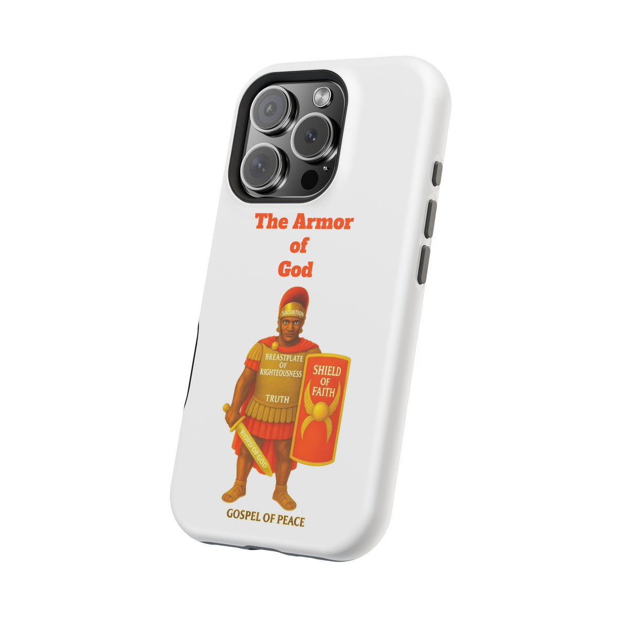 Phone Case — Armor of Faith Christian Design (Shield of Faith, Breastplate of Righteousness)